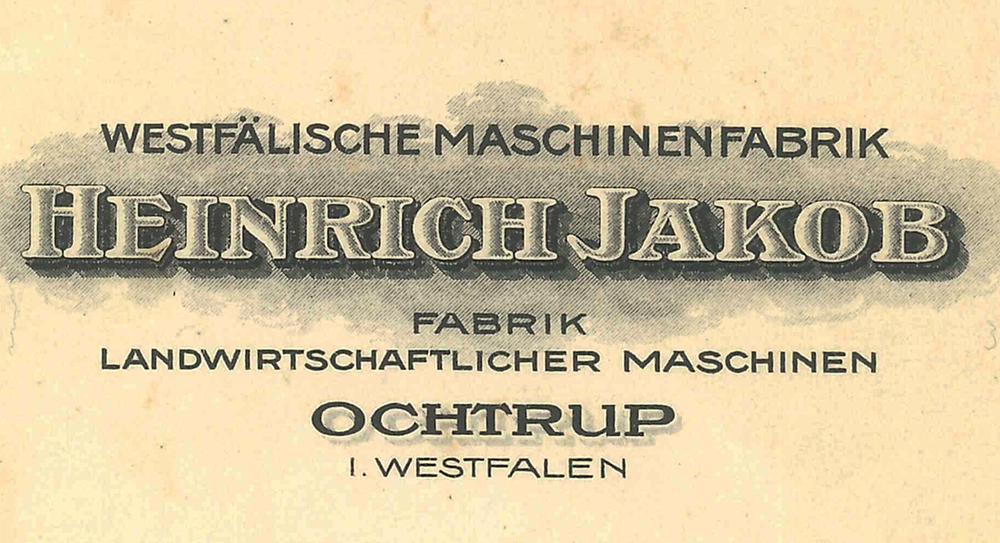 Heinrich Jakob, Fabrik Landwirtschaftlicher Maschinen