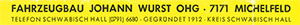 Fahrzeugbau Johann Wurst OHG
