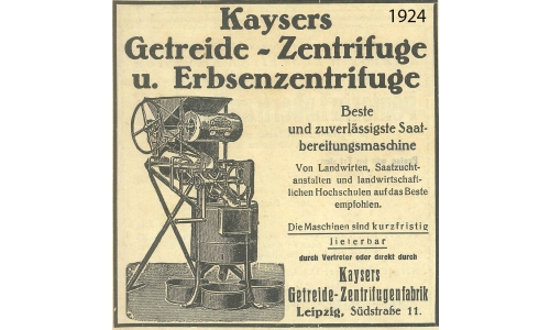 Kaysers Getreide-Zentrifugenfabrik