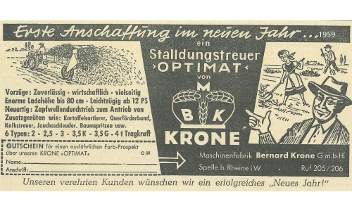 Krone, Maschinenfabrik Bernard